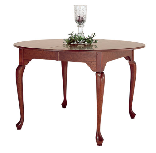 Cherry Round Dining Table Made in the America