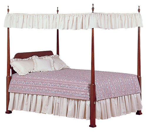 cherry pencil post bed bedroom furniture made in the USA