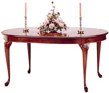 solid cherry tables oval bent rim