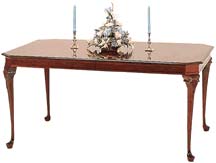 solid cherry tables rectangular clip corner