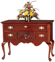 solid cherry furniture lowboy