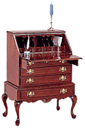 solid cherry furniture writing desk