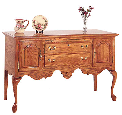 oak sideboard made in america